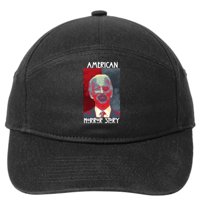 American Horror Funny Anti Biden 7-Panel Snapback Hat