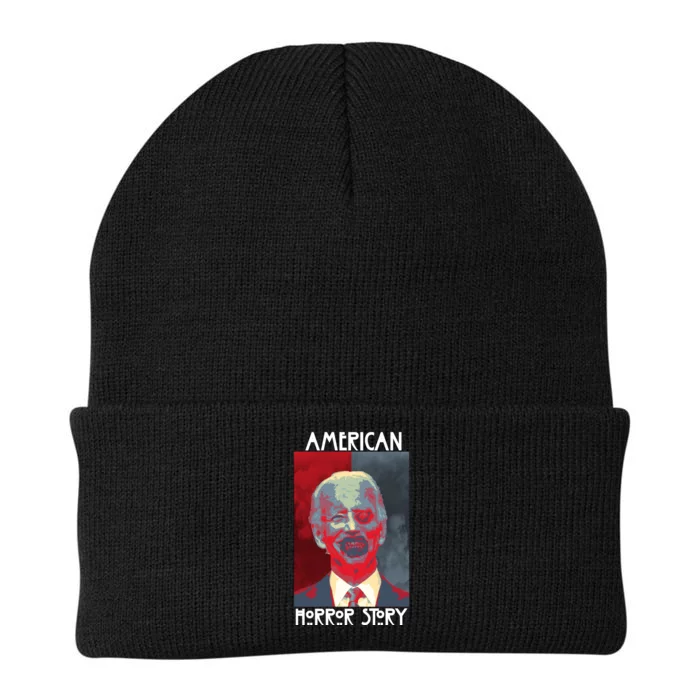 American Horror Funny Anti Biden Knit Cap Winter Beanie