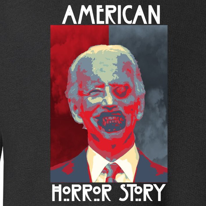 American Horror Funny Anti Biden Toddler Sweatshirt