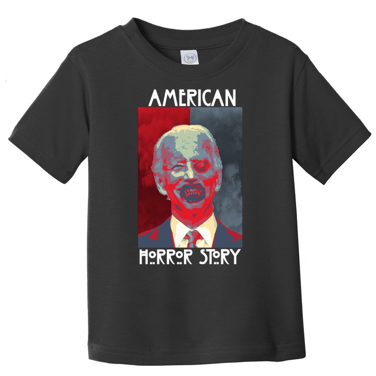 American Horror Funny Anti Biden Toddler T-Shirt