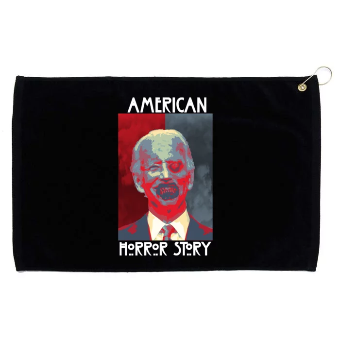 American Horror Funny Anti Biden Grommeted Golf Towel