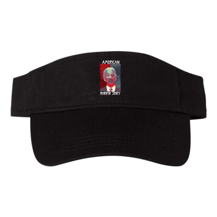 American Horror Funny Anti Biden Valucap Bio-Washed Visor