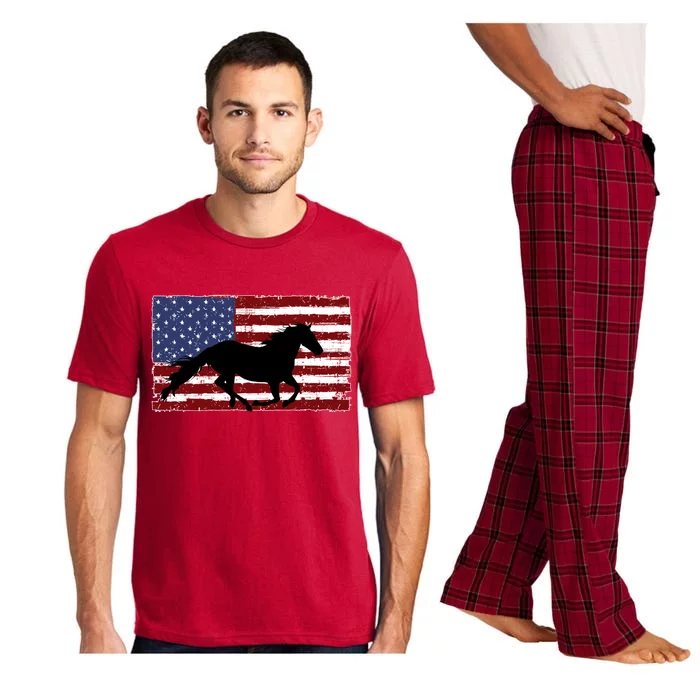 American Horse Flag Vintage Pajama Set