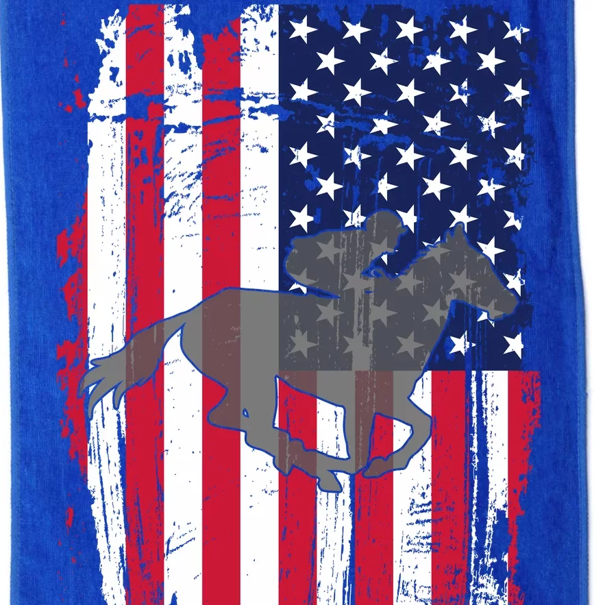 American Horse Racing Flag Platinum Collection Golf Towel