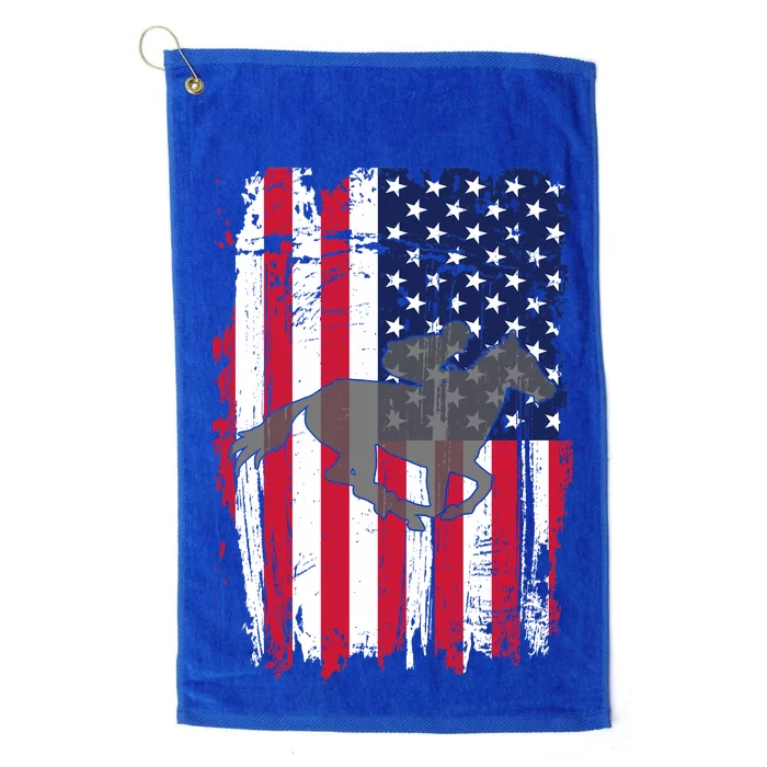 American Horse Racing Flag Platinum Collection Golf Towel