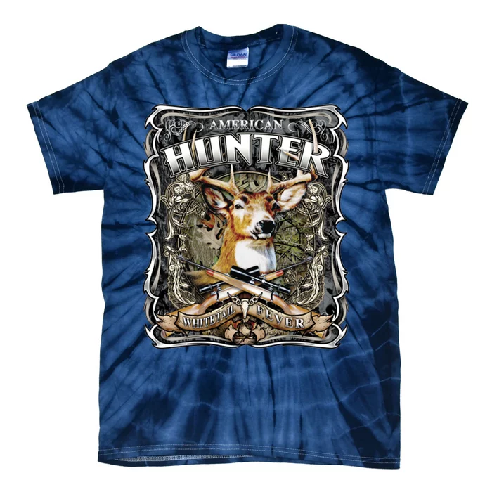 American Hunter Deer Wildlife Tie-Dye T-Shirt