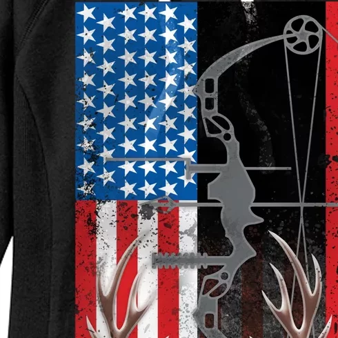 American Hunter USA Flag Women's Fleece Hoodie