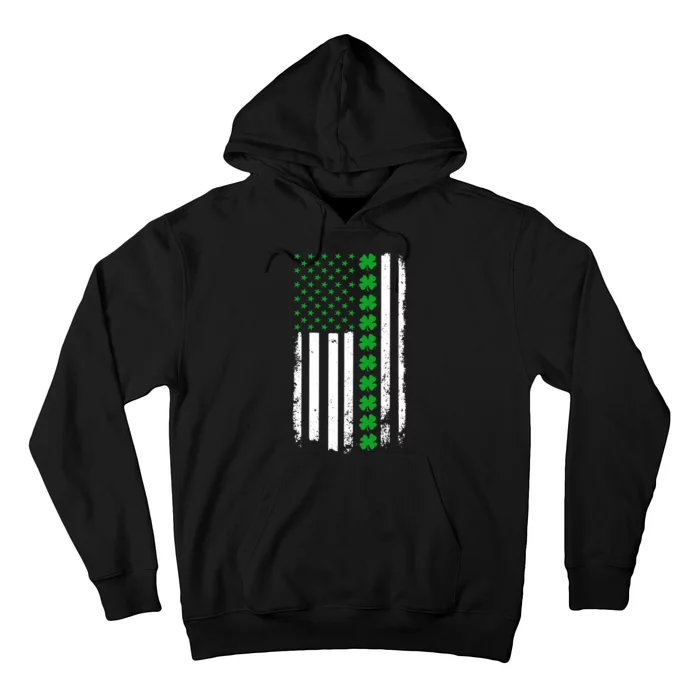 American Irish Clover Flag St. Patrick's Day Hoodie