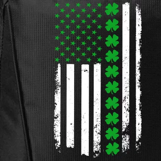 American Irish Clover Flag St. Patrick's Day City Backpack