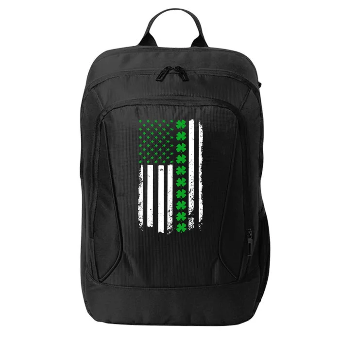 American Irish Clover Flag St. Patrick's Day City Backpack