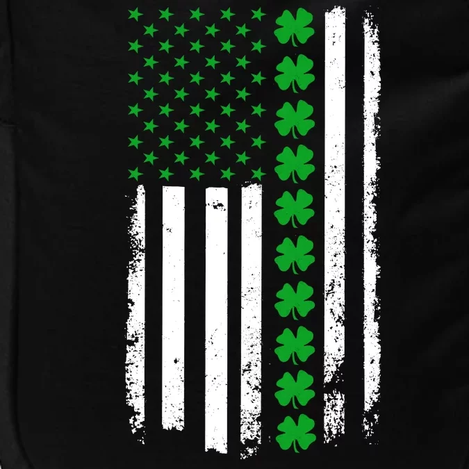 American Irish Clover Flag St. Patrick's Day Impact Tech Backpack