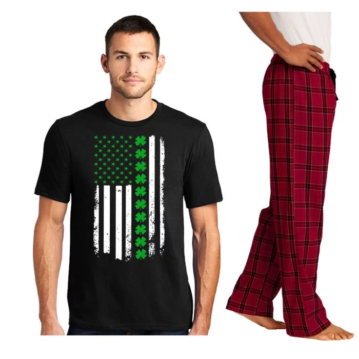 American Irish Clover Flag St. Patrick's Day Pajama Set