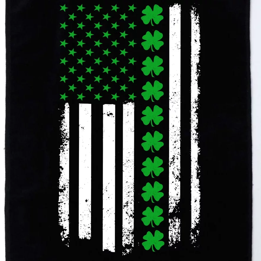 American Irish Clover Flag St. Patrick's Day Platinum Collection Golf Towel