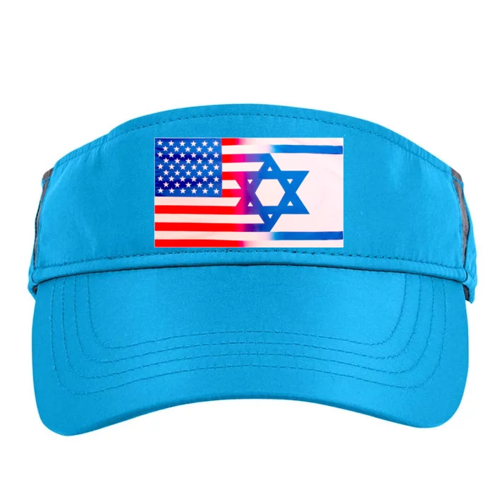 American Israel Flag Adult Drive Performance Visor