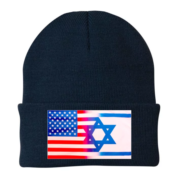 American Israel Flag Knit Cap Winter Beanie