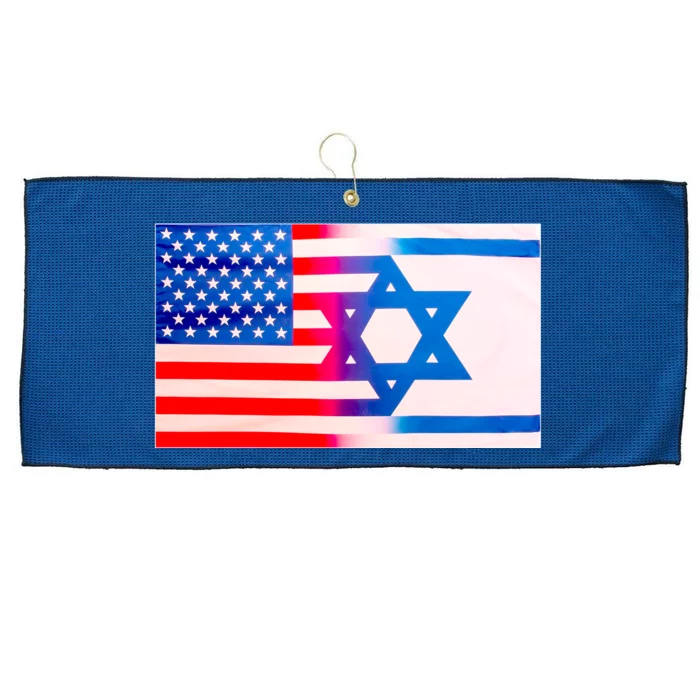 American Israel Flag Large Microfiber Waffle Golf Towel