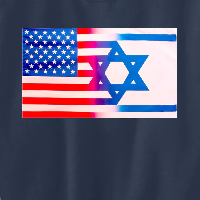 American Israel Flag Kids Sweatshirt