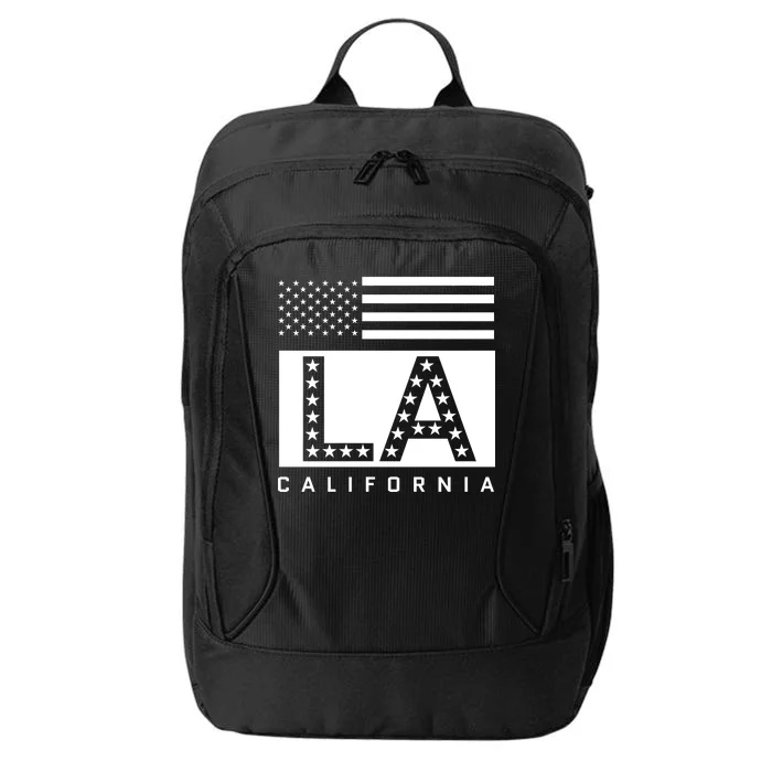 American LA California State Flag City Backpack