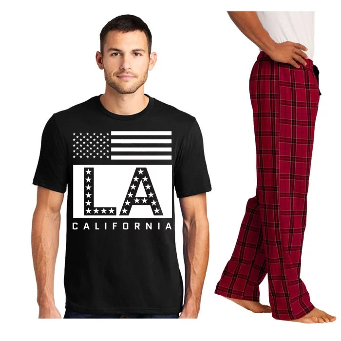 American LA California State Flag Pajama Set