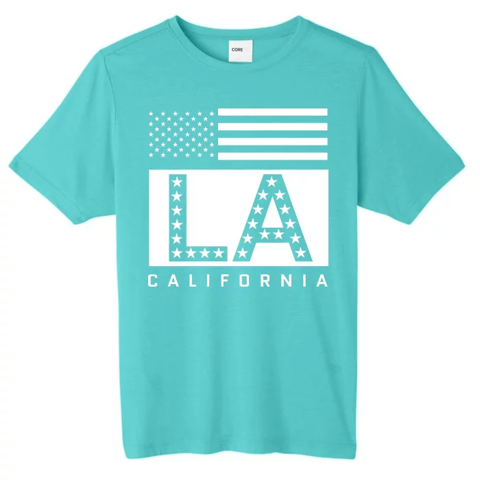 American LA California State Flag ChromaSoft Performance T-Shirt