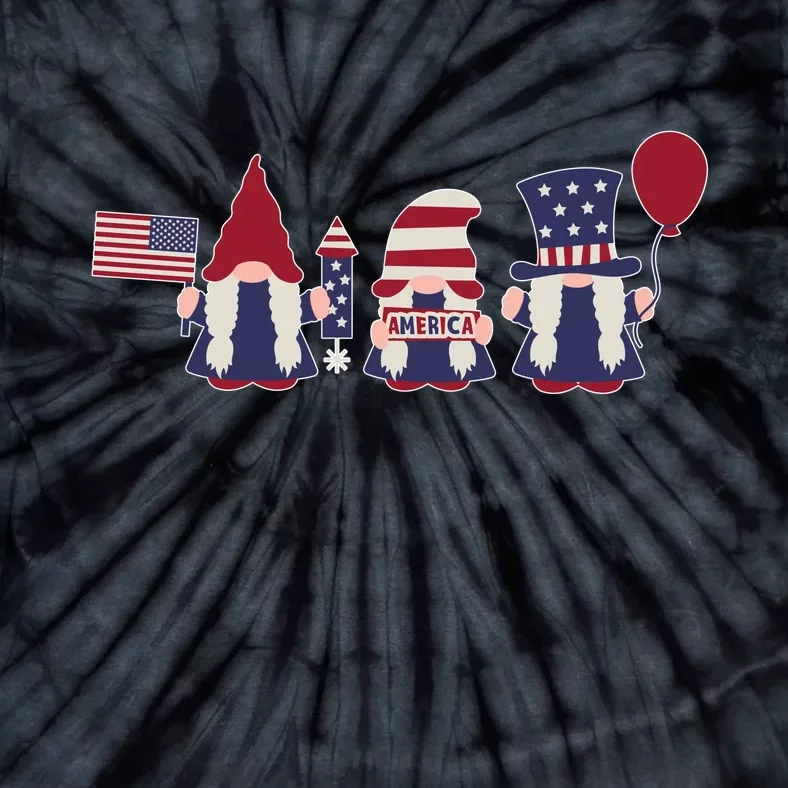 American Lawn Gnomes USA Go America Tie-Dye T-Shirt