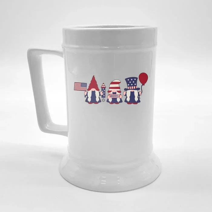 American Lawn Gnomes USA Go America Front & Back Beer Stein