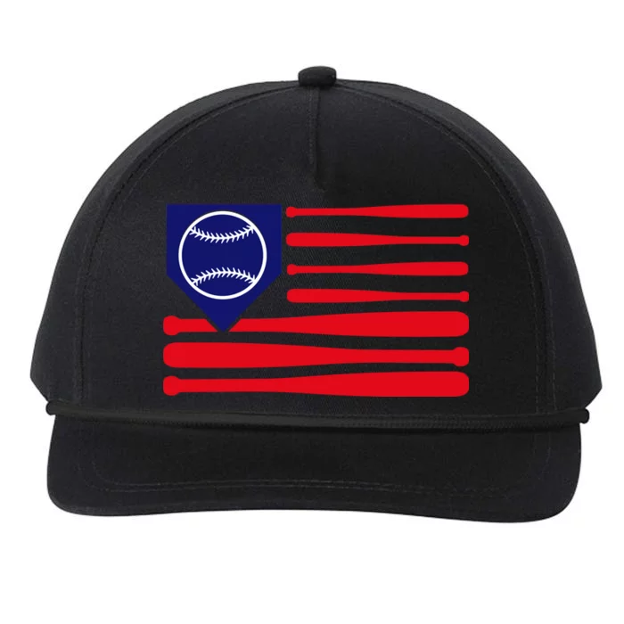 American League Baseball Flag Snapback Five-Panel Rope Hat