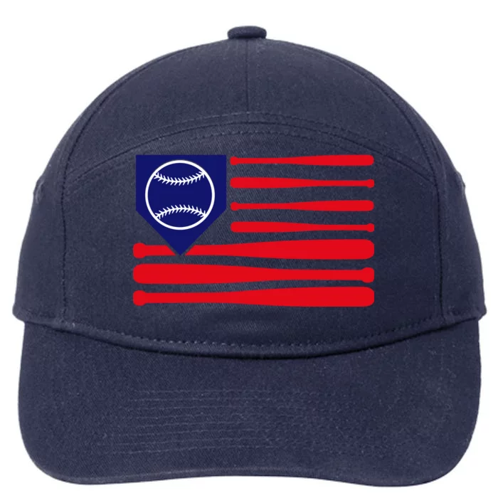 American League Baseball Flag 7-Panel Snapback Hat