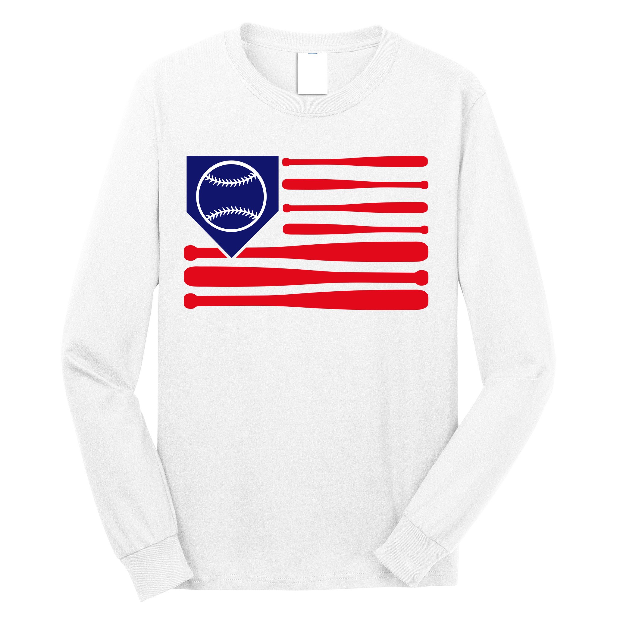 American League Baseball Flag Long Sleeve Shirt