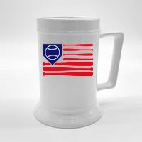 American League Baseball Flag Beer Stein