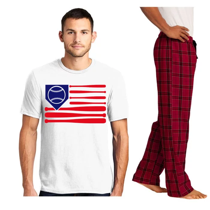 American League Baseball Flag Pajama Set