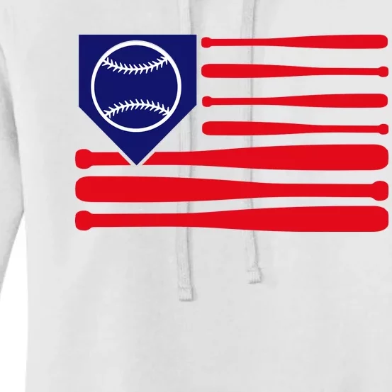 American League Baseball Flag Women's Pullover Hoodie