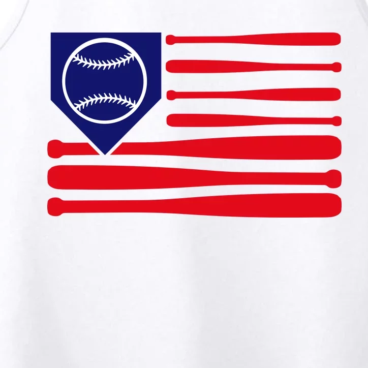 American League Baseball Flag Performance Tank