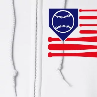 American League Baseball Flag Full Zip Hoodie