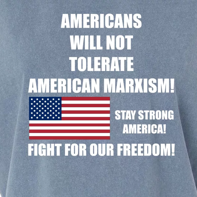 American Marxism Fight Against Garment-Dyed Women's Muscle Tee