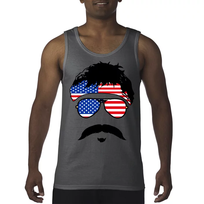 American Minshew Mustache Duval Tank Top