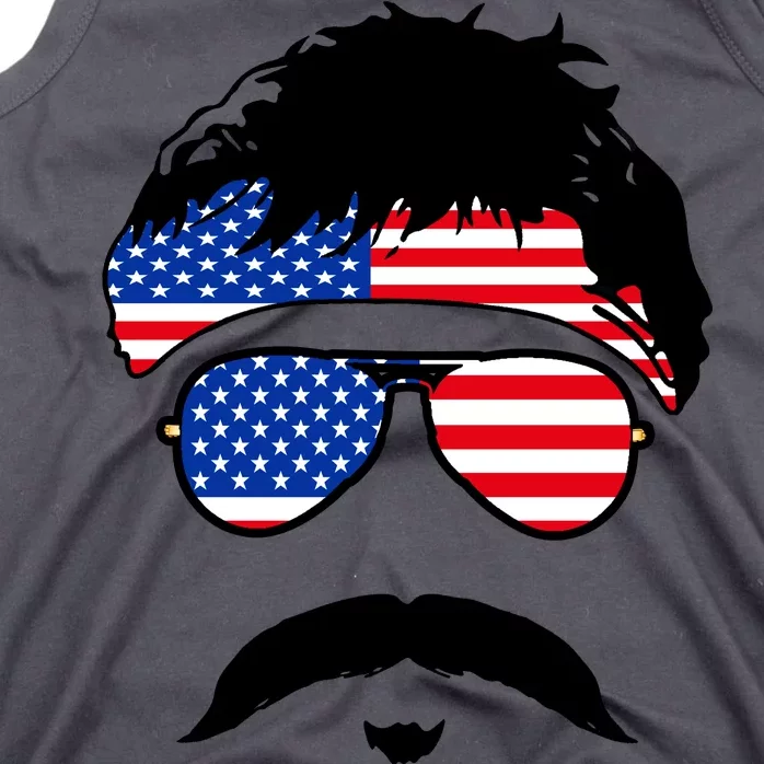 American Minshew Mustache Duval Tank Top