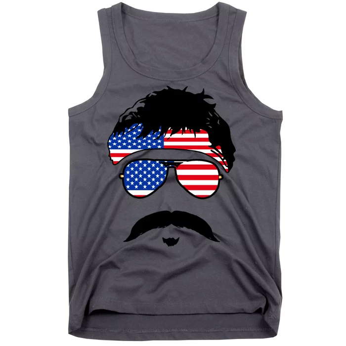 American Minshew Mustache Duval Tank Top