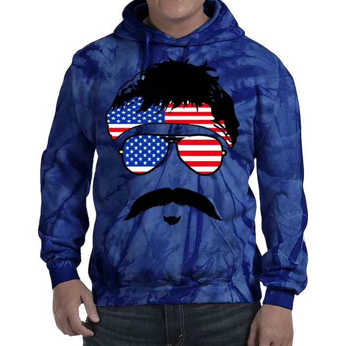 American Minshew Mustache Duval Tie Dye Hoodie