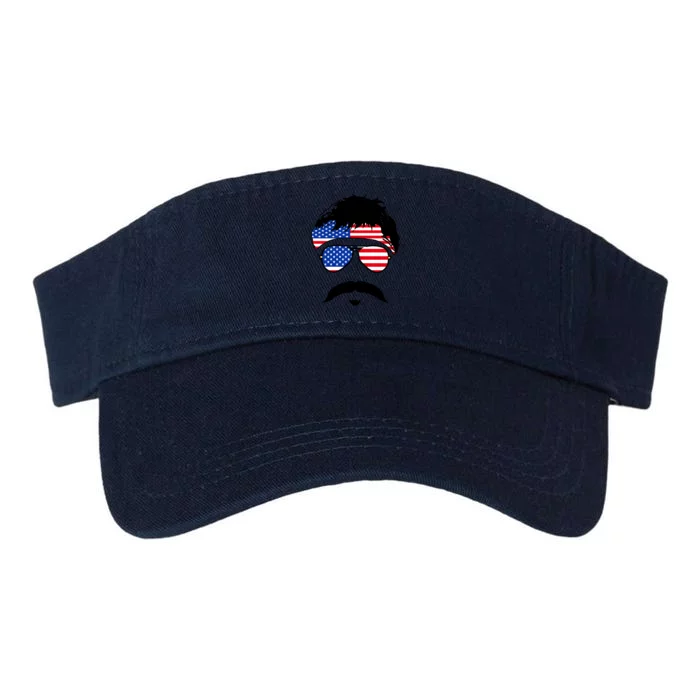 American Minshew Mustache Duval Valucap Bio-Washed Visor