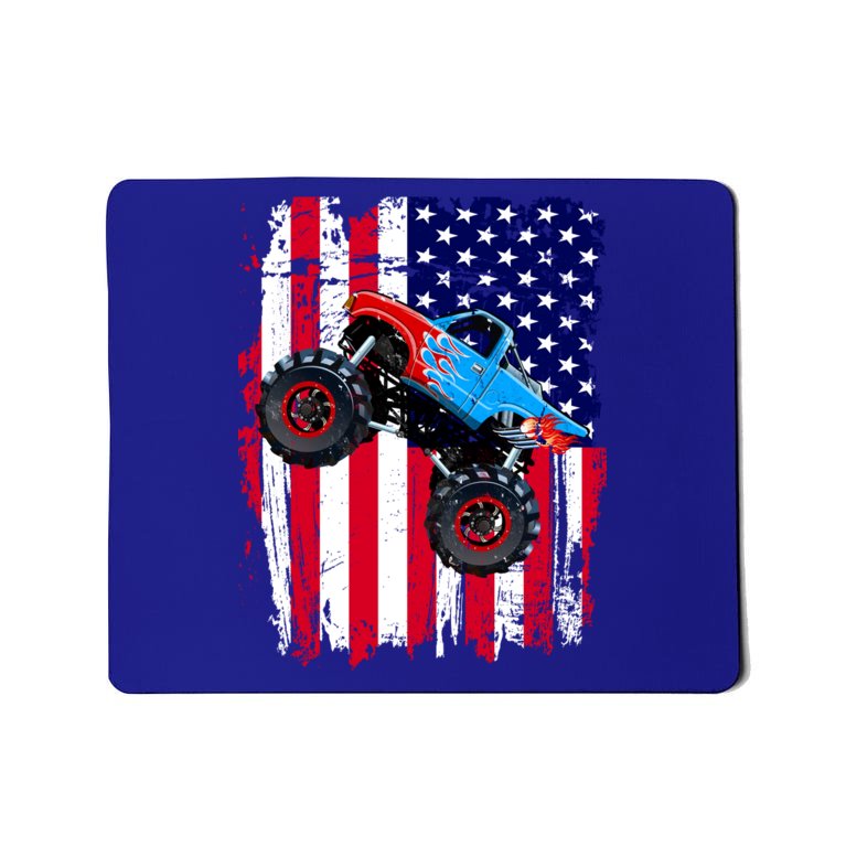 American Monster Truck Flag Mousepad