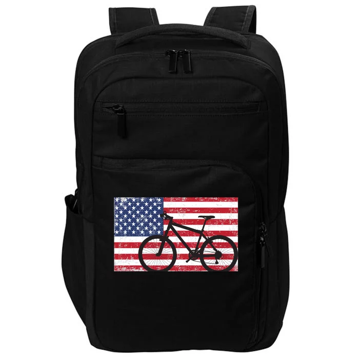 American Mountain Bike USA Flag Impact Tech Backpack