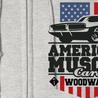 American Muscle Cars Woodward 2018 Full Zip Hoodie