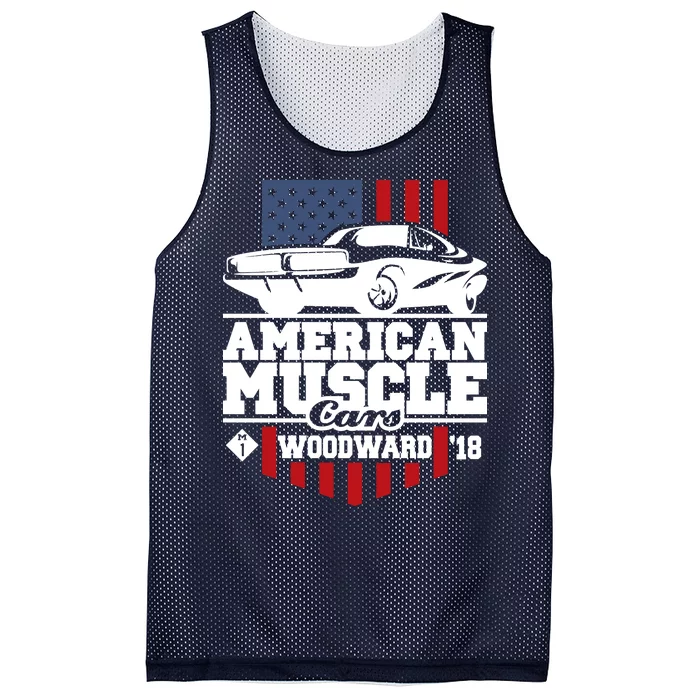 American Muscle Cars Woodward 2018 Mesh Reversible Basketball Jersey Tank