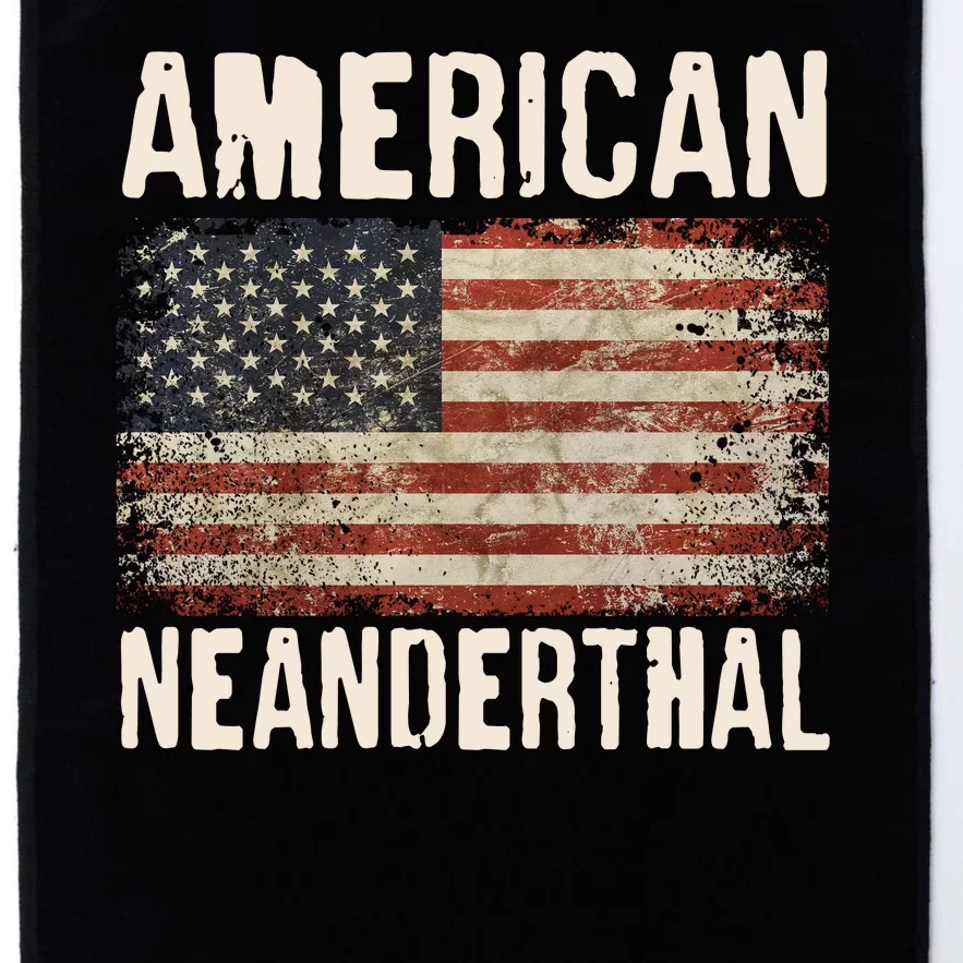 American Neanderthal Distressed US Flag Platinum Collection Golf Towel