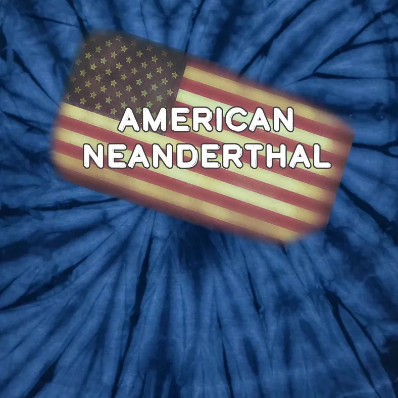 American Neanderthal Flag Tie-Dye T-Shirt