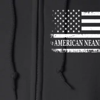 American Neanderthal USA American Flag Full Zip Hoodie