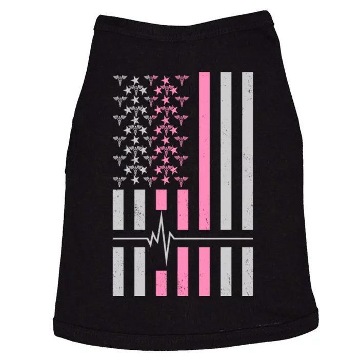 American Nurse USA Flag Doggie Tank