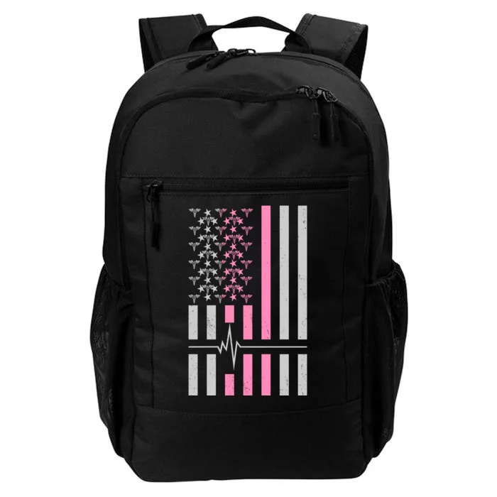 American Nurse USA Flag Daily Commute Backpack