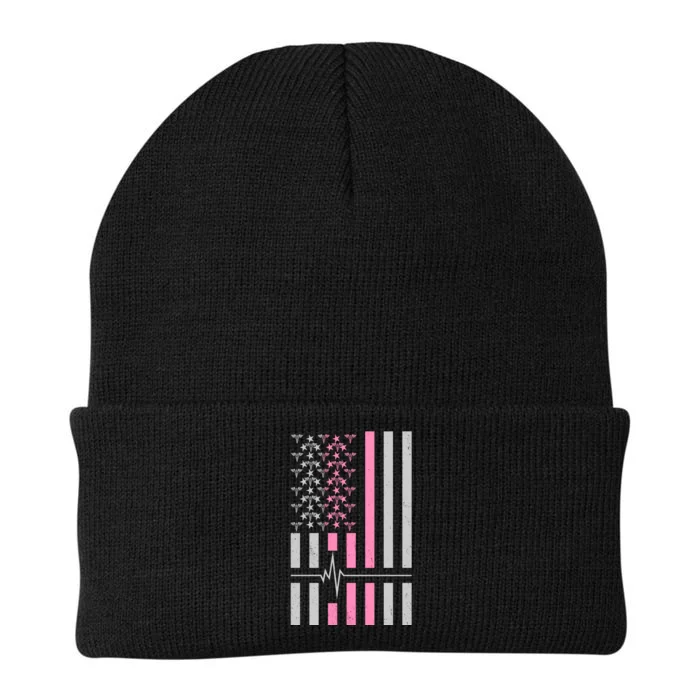 American Nurse USA Flag Knit Cap Winter Beanie